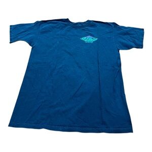 Vans Men’s Short Sleeve T-Shirt, Blue, Logo, Size Medium